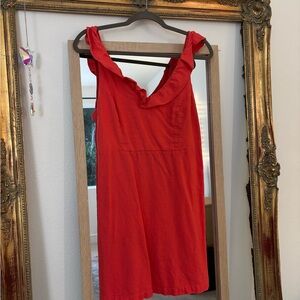 Old Navy Coral Smocked Dress